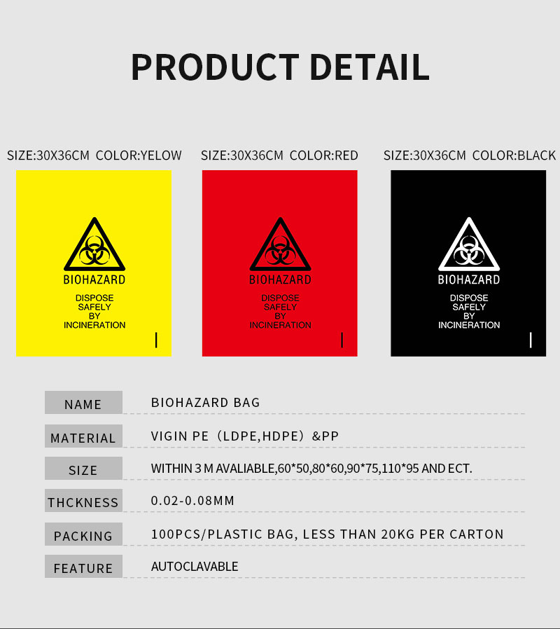 Biohazard Disposable Bags Biohazard Disposable Bags